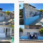 La calle 8 de Mayo en la Colonia Lomas del El Coapinole, “se pinta de azules” …