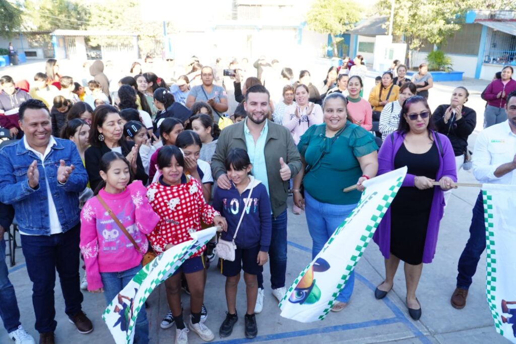 Arranca Munguía Programa de construcción de domos en escuelas