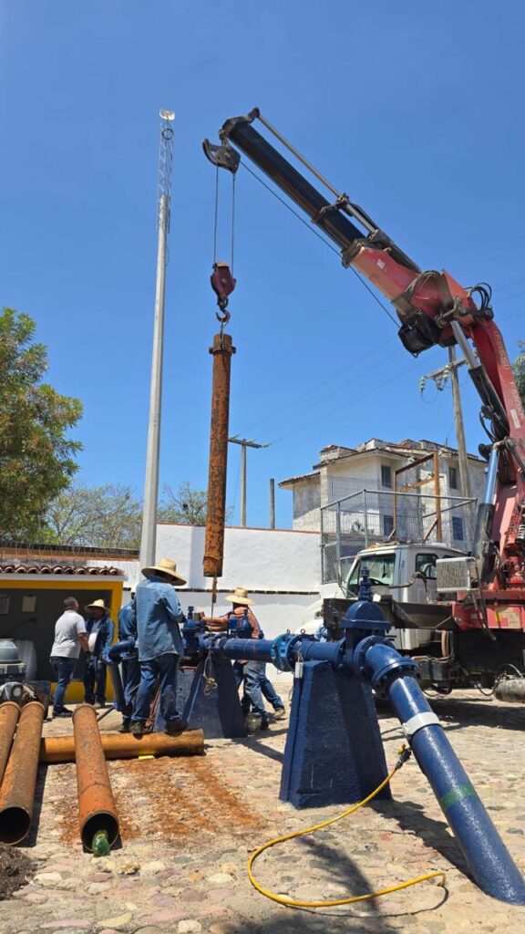 Culmina SEAPAL Vallarta sustitución del equipo de bombeo del Pozo 4B