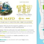 Centro de Vallarta tendrá cierres y desvíos vehiculares por festejos de aniversario