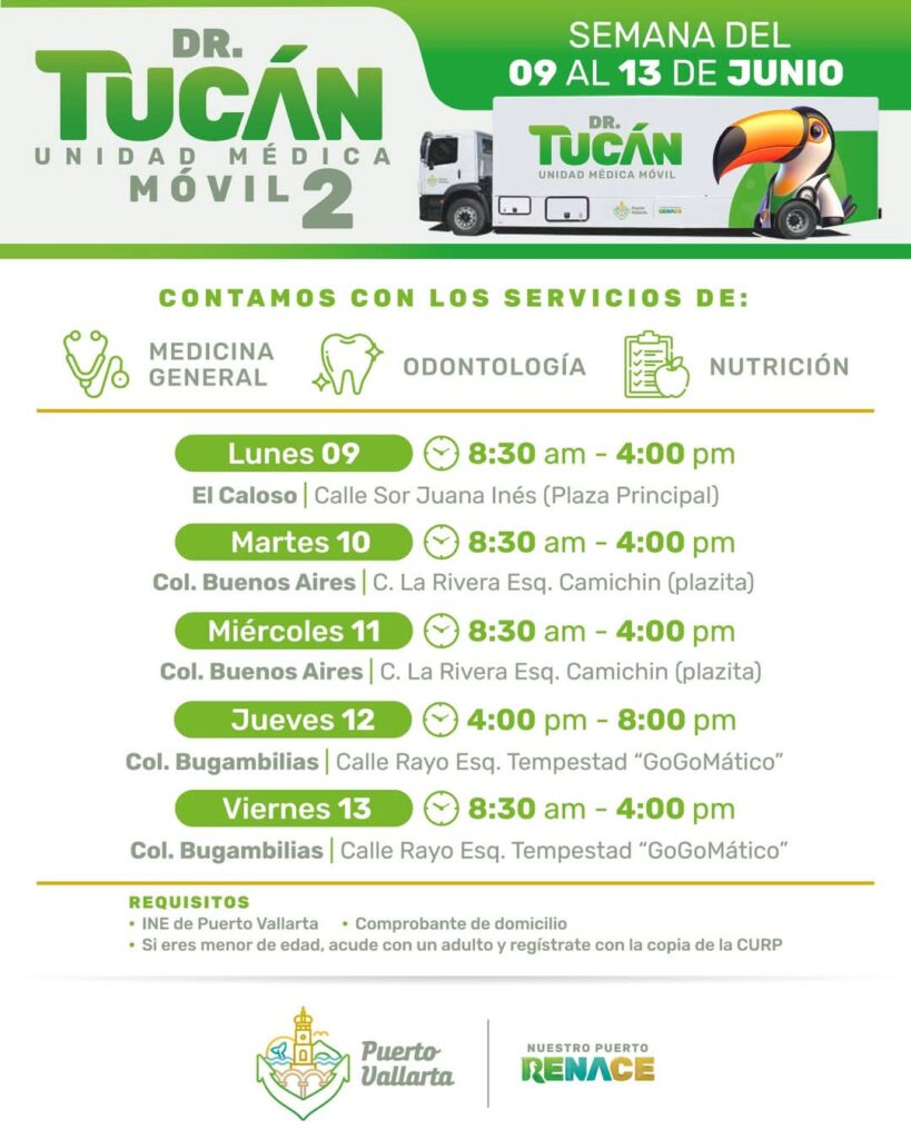 Unidades Móviles Dr. Tucán más cerca de ti