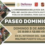 Disfruta del Paseo Dominical en la 41 Zona Militar con tu familia