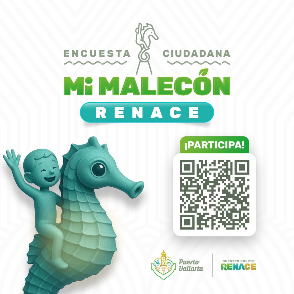 “Mi Malecón RENACE”: convocan a vallartenses a participar en encuesta ciudadana