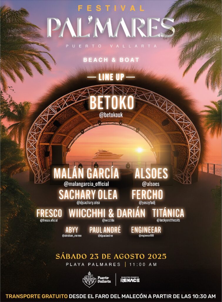 Todo listo para vivir la fiesta en el Festival Palmares Beach & Boat 2025
