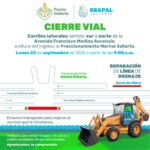 Reparará SEAPAL línea de drenaje en acceso a Marina Vallarta