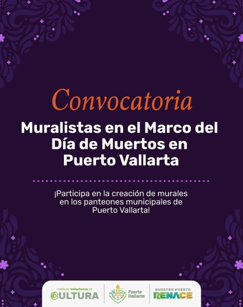 Convocan a muralistas para llenar de vida y color los panteones de Puerto Vallarta
