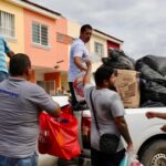 Siguen apoyando con despensas a familias afectadas