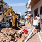 Repara SEAPAL Vallarta línea de agua potable en la colonia Centro