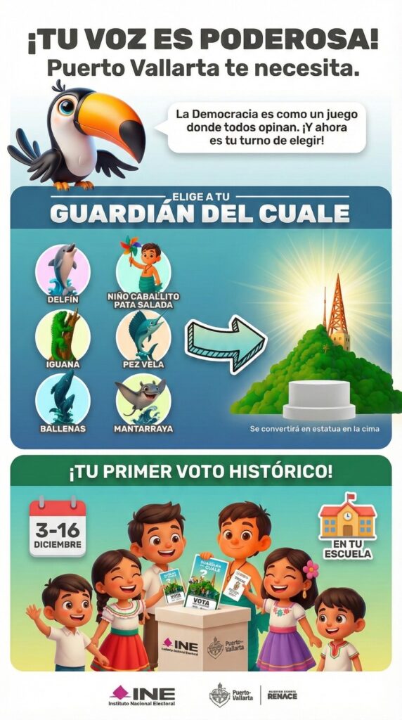 Niñas y niños votarán por el “Gurdián del Cuale” en elección histórica