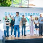 Luis Munguía inaugura segundo Bebedero Escolar en la Secundaria Técnica 15