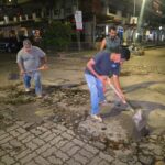 Bachean de madrugada para evitar tráfico vehIcular en el centro