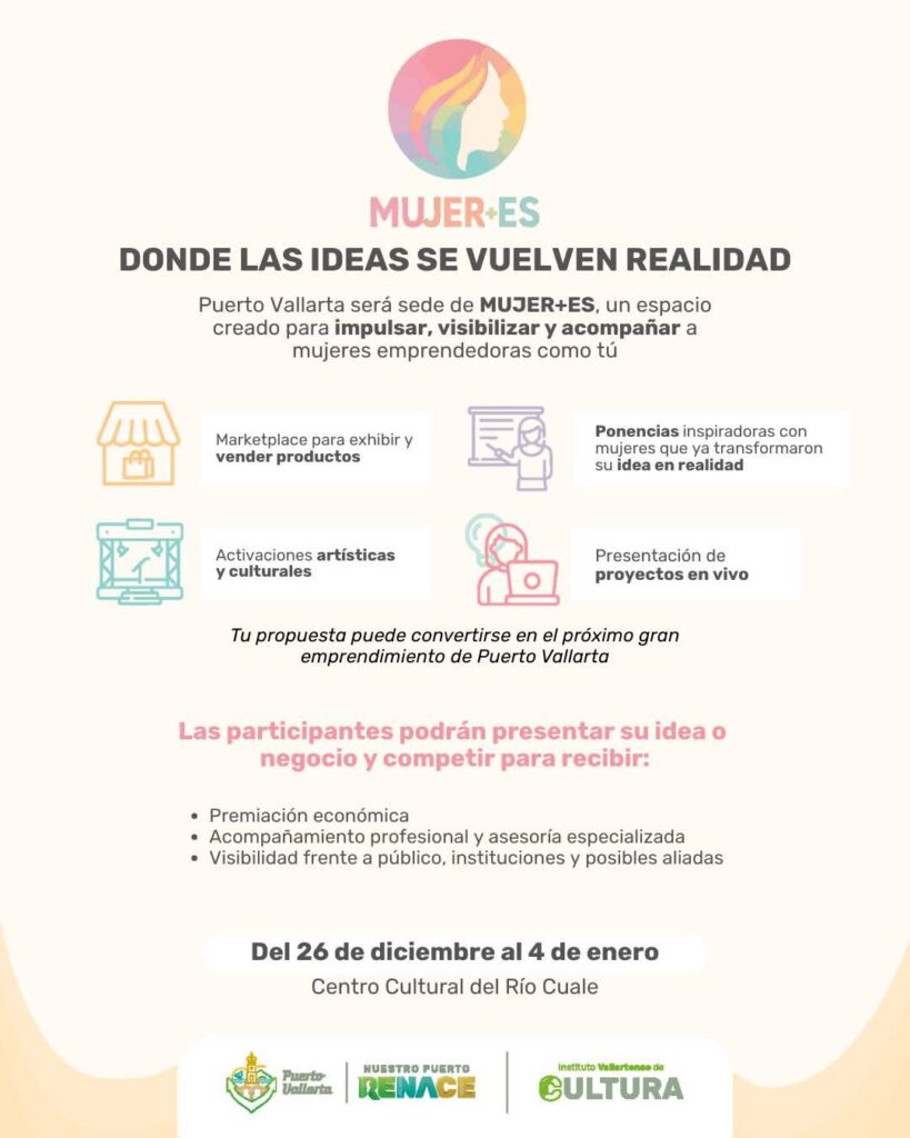 MUJER+ES llega a Puerto Vallarta para impulsar el talento femenino