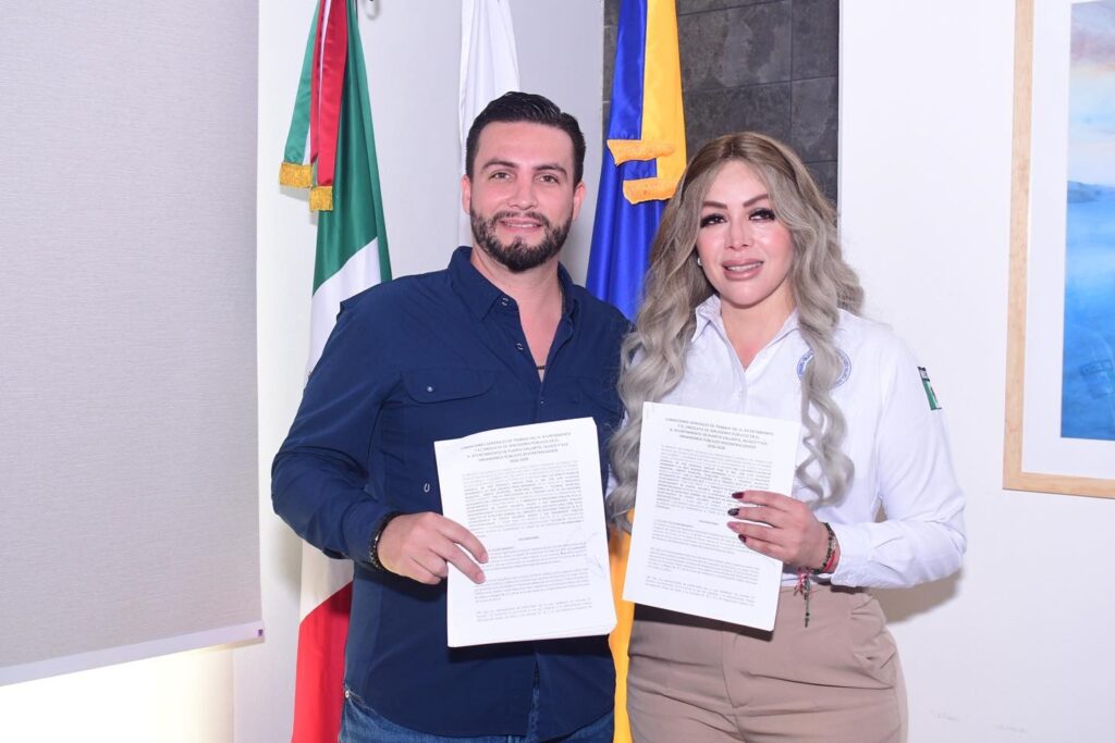 Logra Munguía aumento de 10% de salario a sindicalizados y bono a operativos del Ayuntamiento