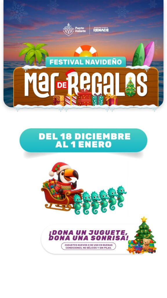 Gobierno de Munguía invita al Gran Festival Navideño «Mar de Regalos»