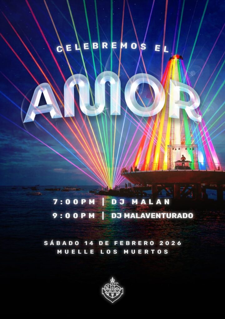 Amor y música electrónica encenderán el Muelle de Los Muertos este 14 de febrero