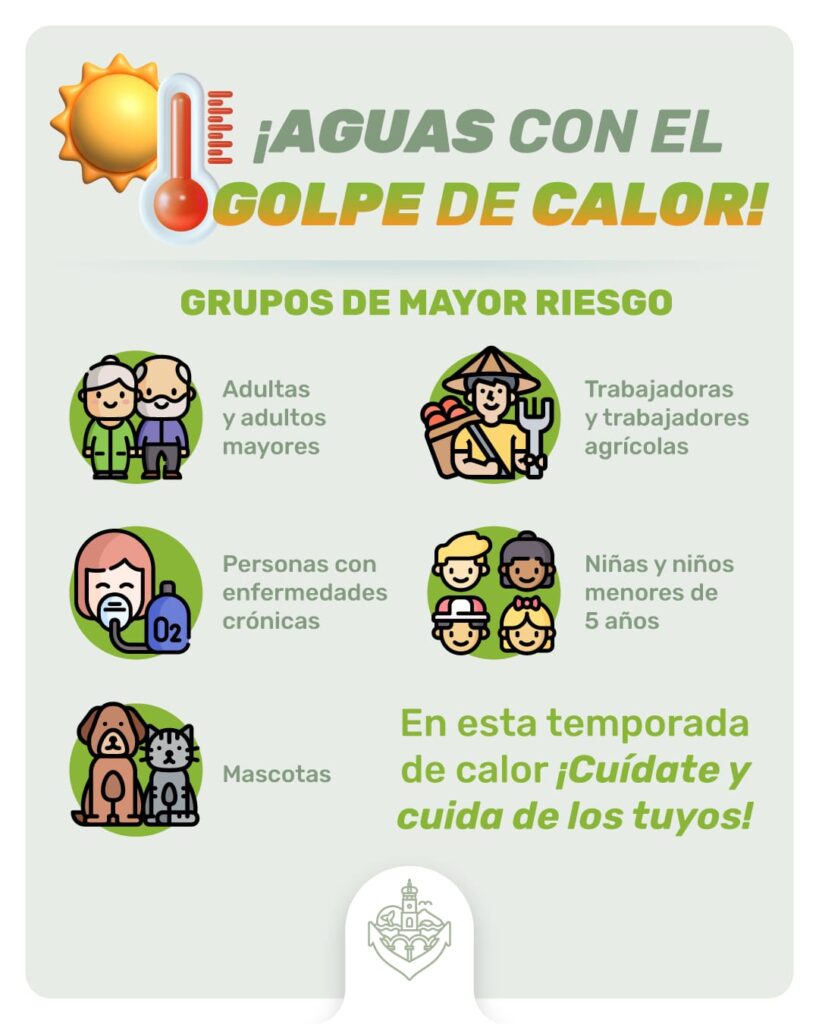 Recomiendan extremar cuidados ante altas temperaturas en Puerto Vallarta