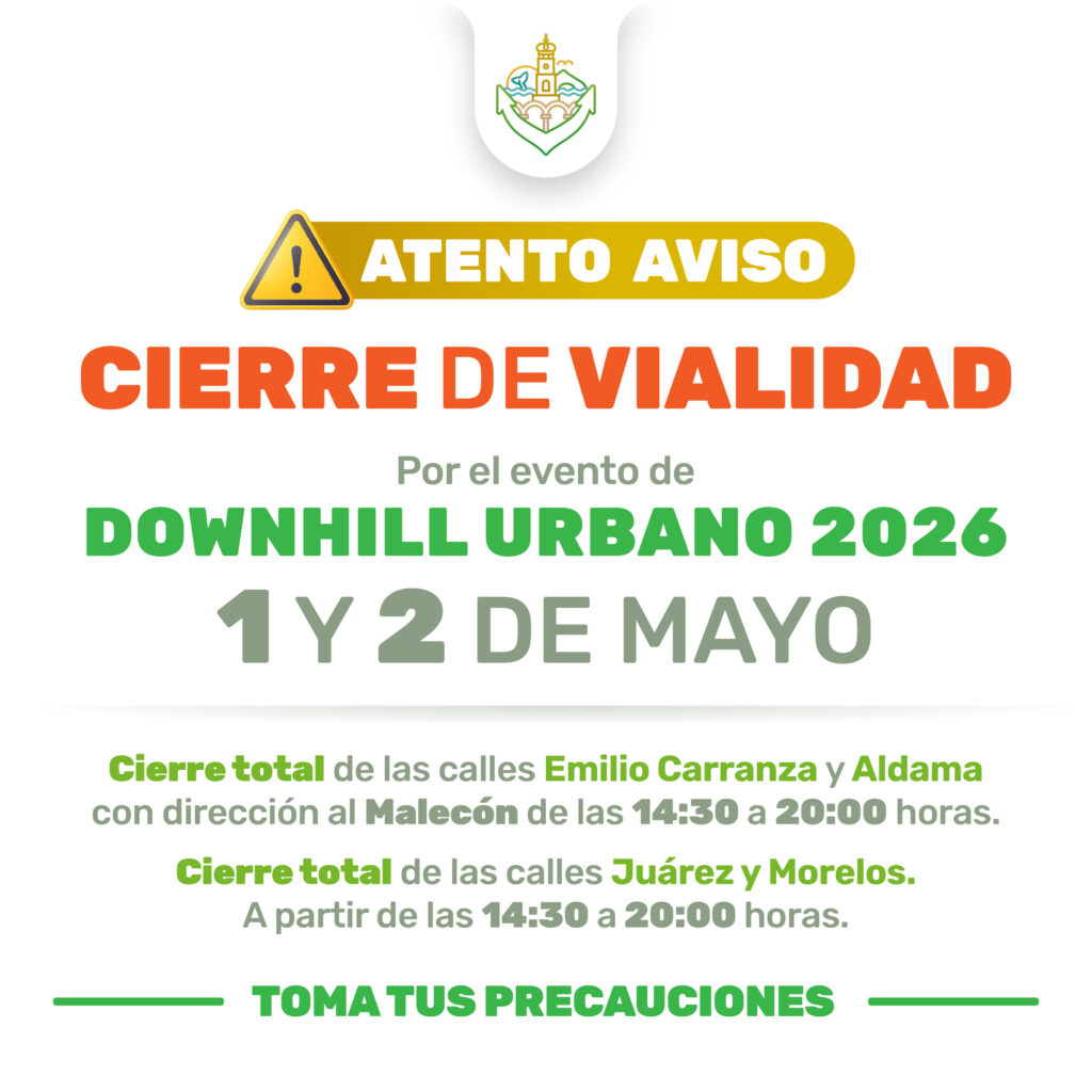 ¡Toma precauciones! Anuncian cierres viales en el centro por Downhill este 1 y 2 de mayo