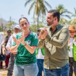 Recorren Luis Munguía y Lucky Michel zona rural con atención directa a familias