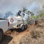 Incendio en el relleno sanitario está bajo control; sofocan al 100% zona de neumáticos