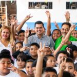 Llevan Bebederos Escolares a la Primaria Constitución de El Mangal