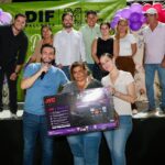 Llevan Luis Munguía y Lucky Michel celebración a mamás de Cañadas