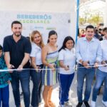 Inaugura alcalde Bebederos Escolares en la Secundaria 49 de Las Juntas