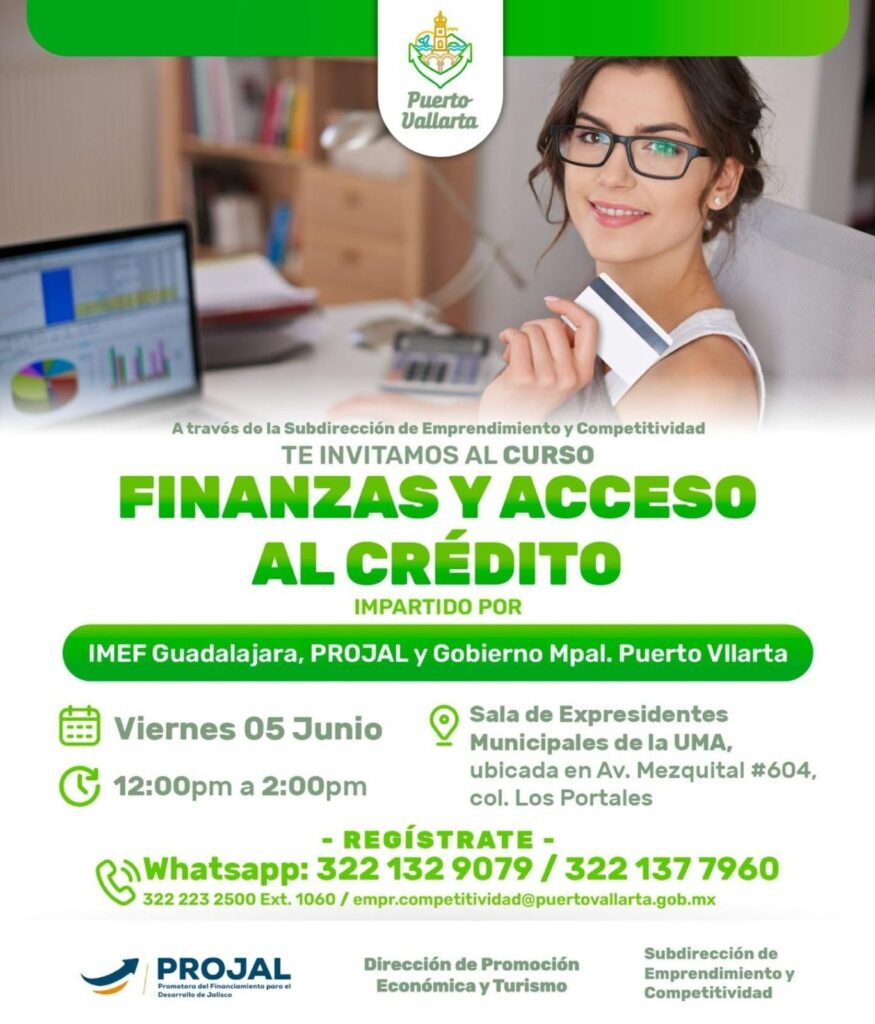 Invitan a curso sobre finanzas y acceso al crédito en Puerto Vallarta