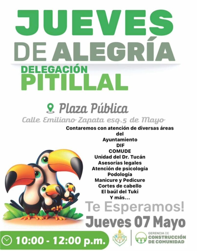 “Jueves de Alegría” llegará a El Pitillal con servicios gratuitos