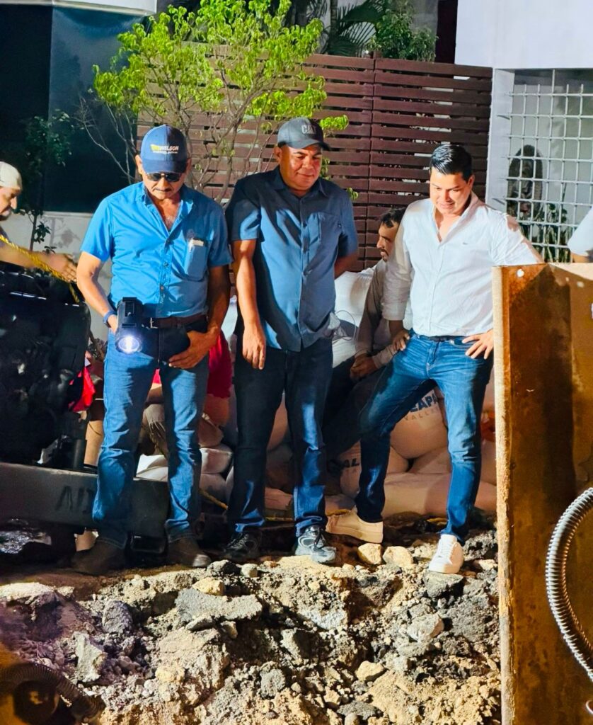 Protege SEAPAL línea principal de agua potable y avanza a la etapa de reconstrucción del Colector Centro-Norte