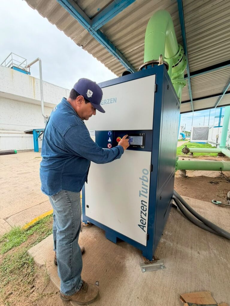 Entra en operación nuevo equipo que fortalece el saneamiento en la (PTAR) Norte II