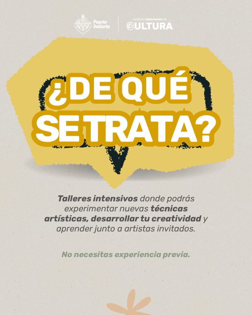 Instituto Vallartense de Cultura presenta los Laboratorios Creativos con talleres gratuitos