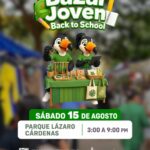 Llega Bazar Joven “Back to School” al Parque Lázaro Cárdenas este sábado