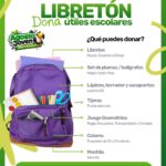 Súmate al “libretón” con la donación de útiles escolares