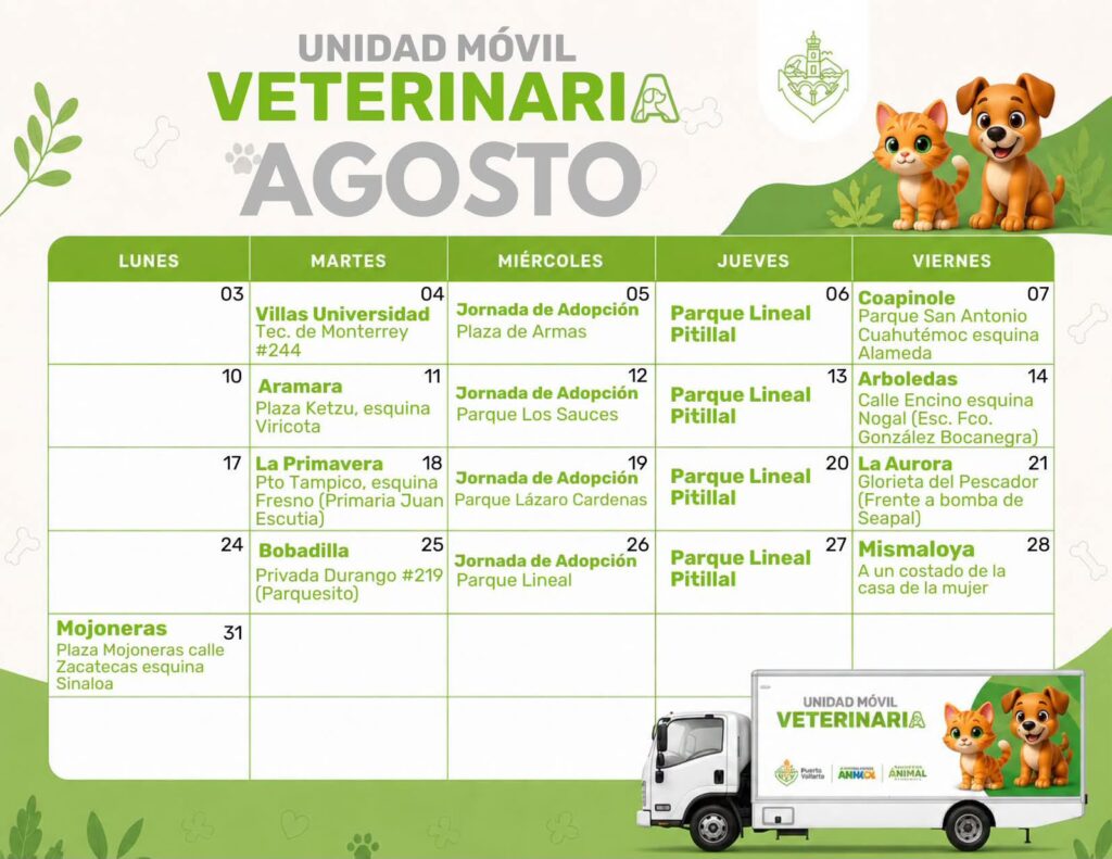 Más de 2 Mil esterilizaciones! Conoce dónde estará la Unidad Móvil Veterinaria durante agosto