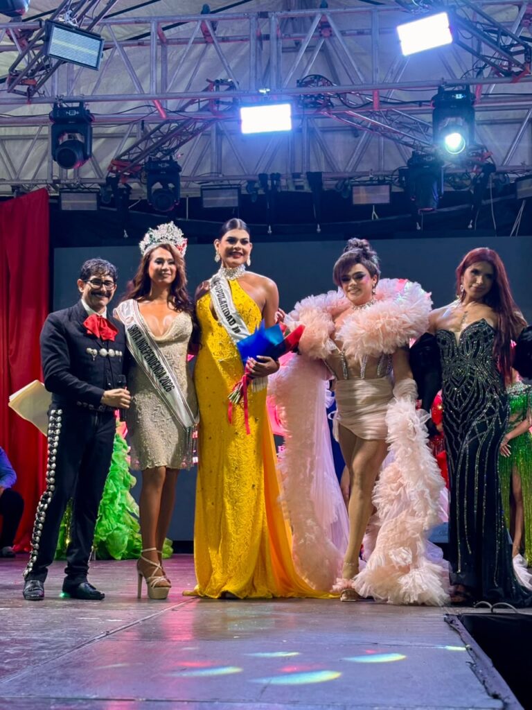 Zanely Gutiérrez es coronada Miss Trans Pitillal Fiestas Patrias 2026