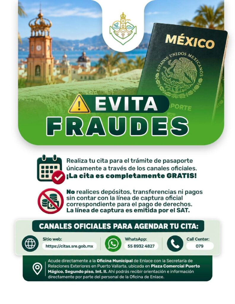 Evita fraudes al tramitar tu pasaporte