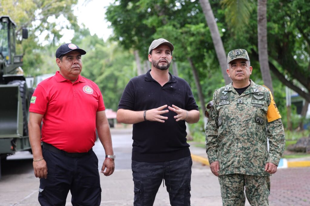 Sedena y Gobierno Municipal coordinan acciones ante el huracán Simon